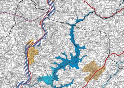 Vorbeugender Hochwasserschutz Karte Naafbachtal Montage